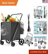 Upgrade Your Shopping with a 330LBS Durable Grocery Cart  Waterproof Liner