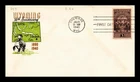 DR JIM STAMPS US COVER WYOMING 50TH ANNIVERSARY FDC SCOTT 897 TORKEL GUNDEL