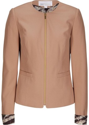 Blazer Gr. 36 Camel Damenblazer Sakko Freizeit-Jacke Neu