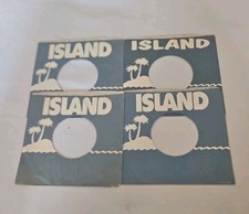 45 RPM 7" RECORD SLEEVES CO. SLEEVE 4 PACK SEE PHOTO Island Records SLV395