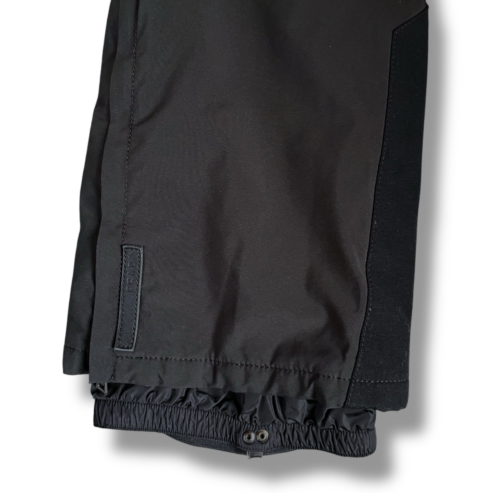 Y2k Vintage Prada Womens Linea Rossa Ski Pants Sz 44 US 8 Black Gore-Tex READ thumbnail 5