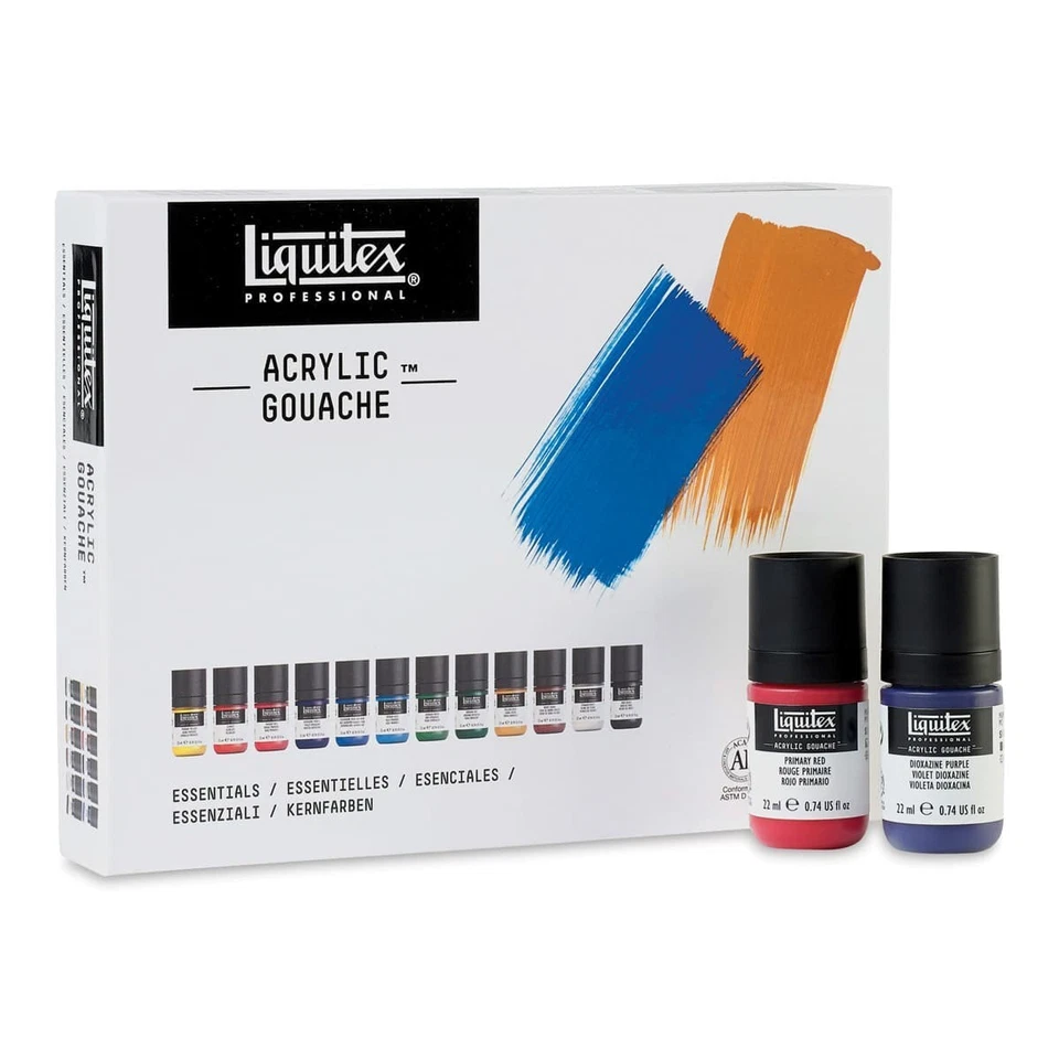 Liquitex профессиональный акриловый гуашь, 12 шт. (9935) новый - Изображение 2 из 2