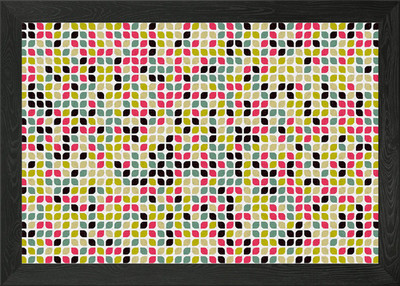 Geometrisches Muster gerahmtes Wandbild Poster Leinwanddruck Bild