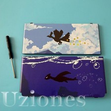 A  E Cover Shell Faceplate Case For Nintendo New 3DS Kawaii Pixel Latios Latias