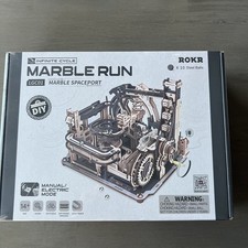 ROKR Marble Run Electric Spaceport 3D Wooden Puzzle DIY. Sealed