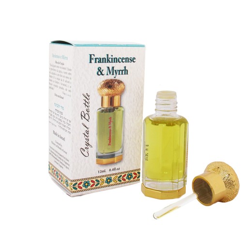 Botella de vidrio de aceite de unción de mirra incienso consagrado aromático 12 ml/0,4 fl. oz - Imagen 2 de 5