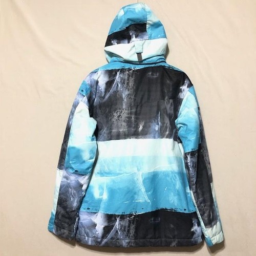 Quiksilver Snowboard Ski Jacket Mens S/M Hooded Quiktech 8000mm Waterproof - Picture 8 of 13