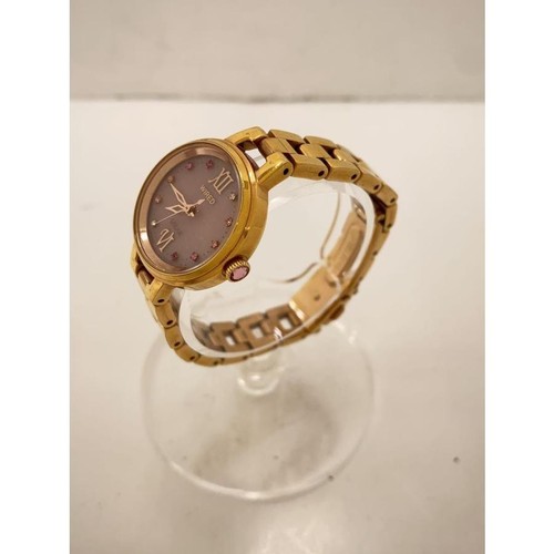 Wired Solar Analog Watch Pink Gold - Picture 2 of 6