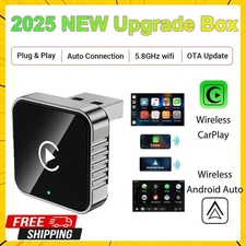 2025 USB Wireless CarPlay Adapter For iPhone Apple Wireless Dongle Plug ＆ Play