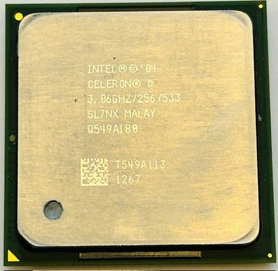 Intel Celeron D 345 SL7NX 3,06GHz 256KB 533MHz Sockel 478 Prozessor / CPU