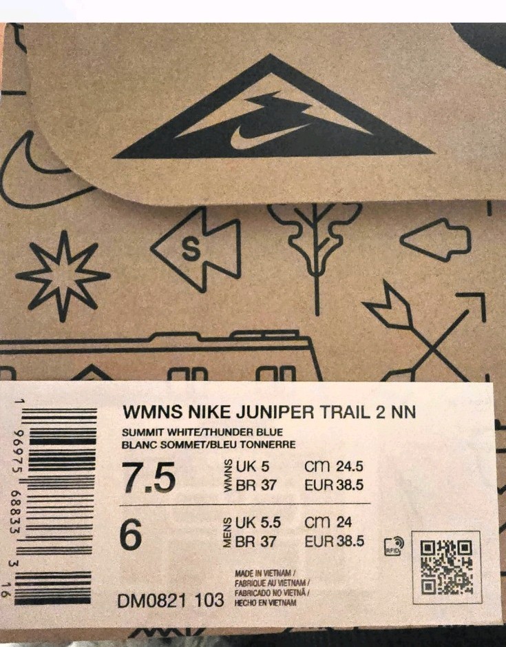 Nike Juniper Trail 2 Next Nature 'White' Women's DM0821-103 Size 7.5 image 7