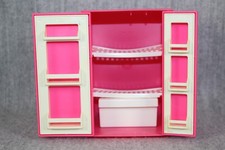 BARBIE MATTEL Doll Vintage 1980s Italy Furniture Pink Fridge Refrigerator Box