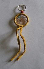 Wigwam Traders Dream Catcher Key Chain with Turquoise Stone in web: #C485