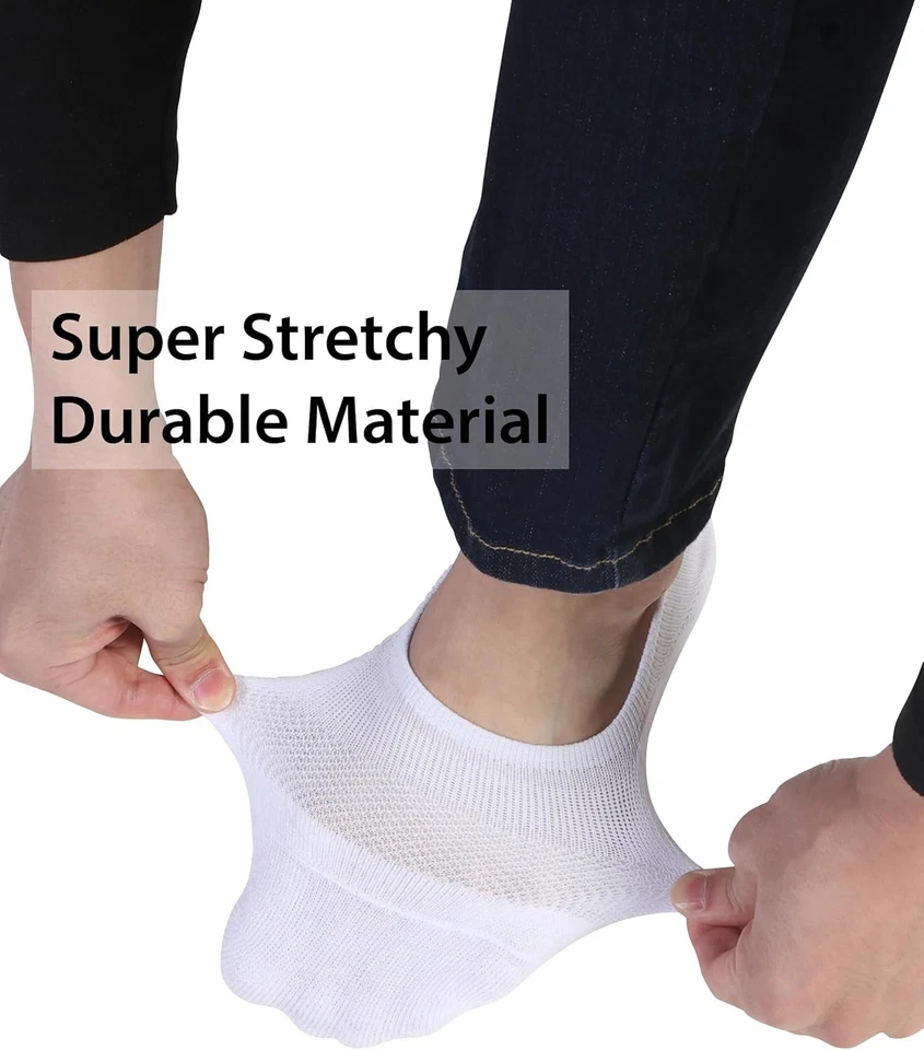 Носки Bunion Relief No Show с широким носком в коробке хлопковая подушка унисекс размер S - XL - Изображение 3 из 4