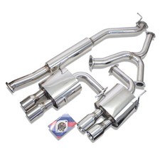 Rev9 Flowmaxx Cat-back Quad-tip Exhaust For Subaru Impreza Wrx Sti Gvb 11-14