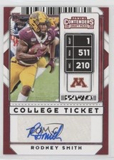 2020 Panini Contenders Draft Picks College Ticket Rodney Smith #258 Auto 7l6