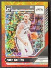 Zach Collins 2024-25 Panini Donruss Optic International Red Gold /99 #204