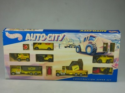 Hot Wheels Auto City Construction Super Set Wolf 1993 93155 OVP Box 134708