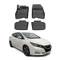 Omac Gummi FußMatten FüR Nissan Leaf 2017-2024 Premium Tpe Automatten Schwarz 4X