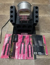 1993Kizure Professional Thermal Flat Iron& Stand Vintage Gold&Hot Stove Included