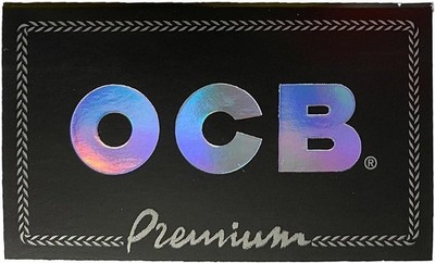 OCB Schwarz kurz Premium Double Papers à 6 Hefte mit je 100 Blatt