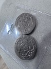 1994-1995 England 20p Twenty Pence Coins Elizabeth II Reduced Head KM#1066 — photo 2