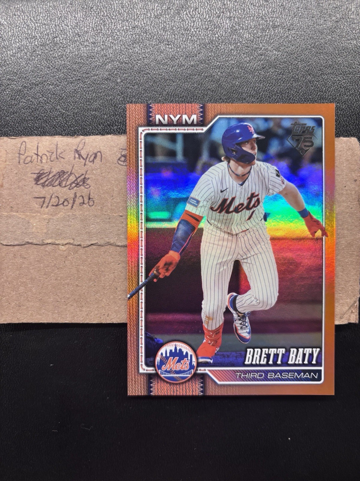 2026 Topps Series 1 - Brett Baty #347 Orange /25