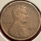 1912 Lincoln Wheat Cent - Better Early Date - Very Good - JC1330