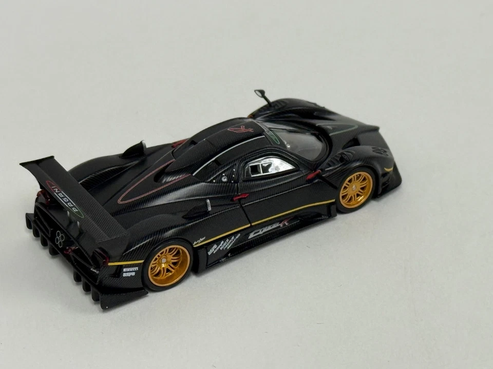 1/64 Почти Настоящий Pagani Zonda R Матовый Крабон Полная деталь двигателя MIX2 - Изображение 3 из 4