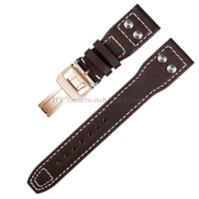 Genuine Leather Watch Strap for IWC Pilot Series 20Mm 21Mm 22Mm Cowhide Bracelet
