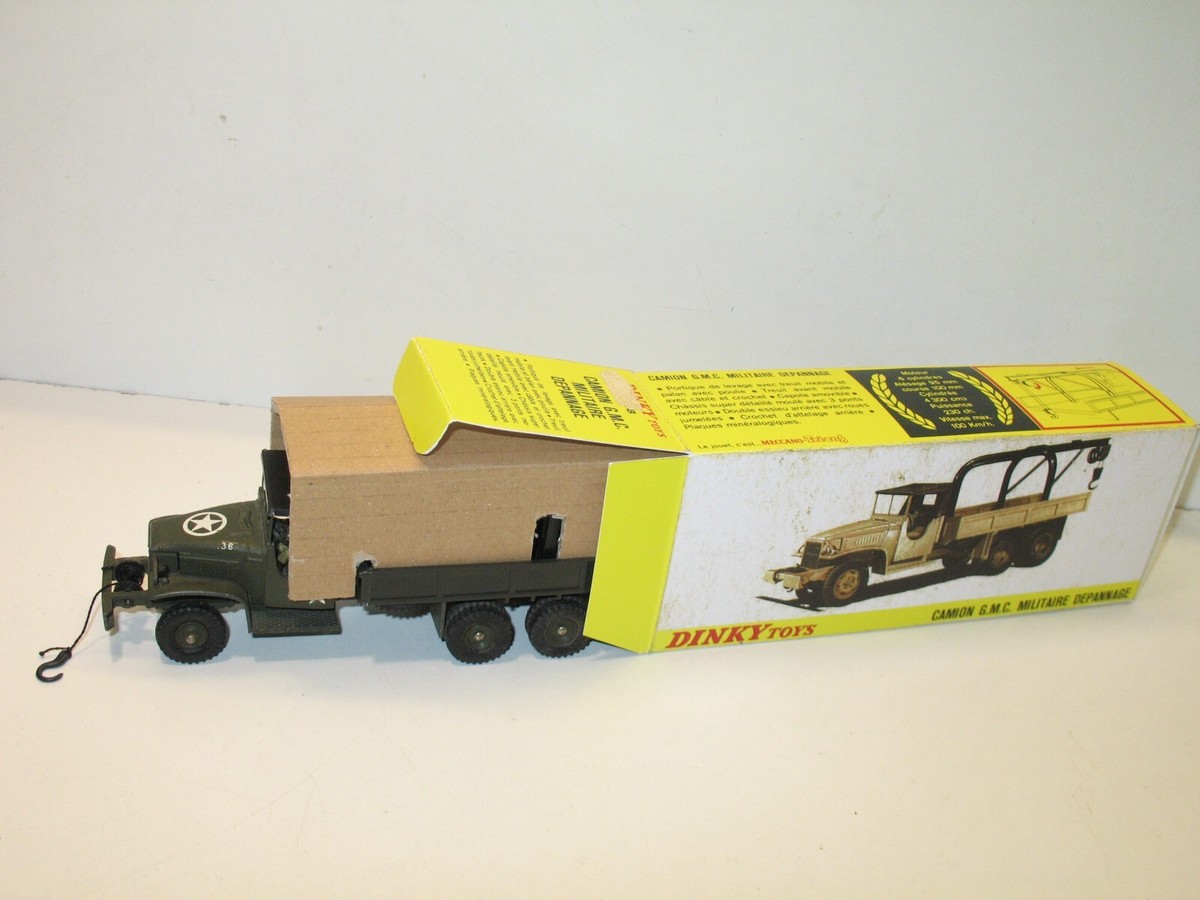 Camion G.M.C. Militaire Dépannage Dinky Toys - Échelle 1/43 - Modèle Occasion Vintage