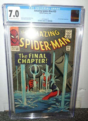 Marvel comics Amazing Spiderman Final Chapter 33 Great Grade 7.0 CGC OWP