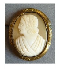 Broche camée début du 19e siècle bijou ancien jewel cameo