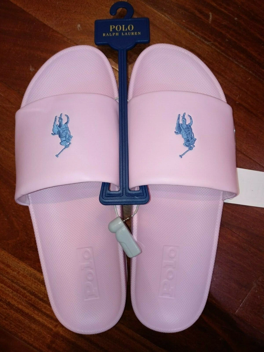 Pink polo hotsell slides