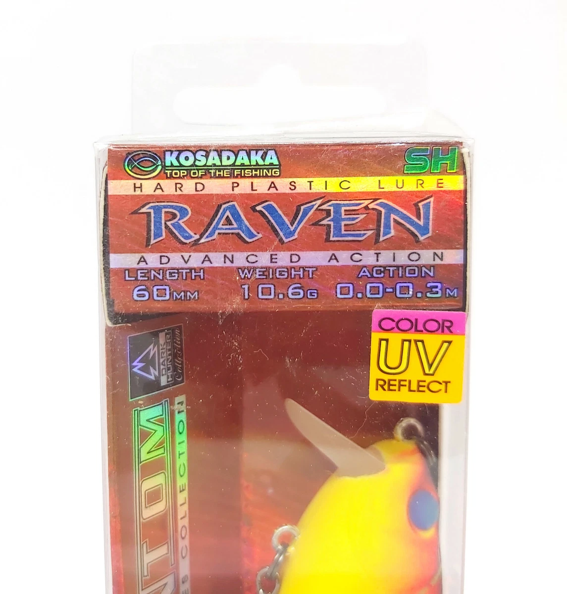 KOSADAKA PHANTOM RAVEN SH 60F FLOATING FISHING HARD CRANK BAIT LURE 60mm