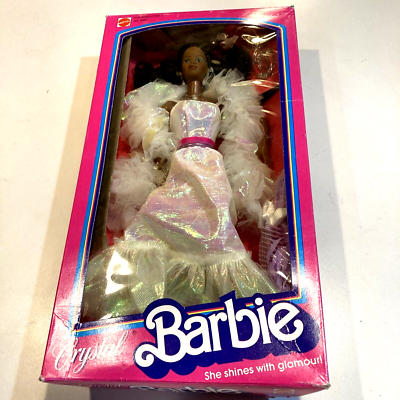 1983 Crystal Barbie Doll African American Mattel 4859 NRFB