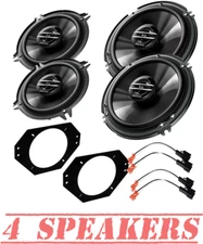 Pioneer Speaker Package for 1997-2006 JEEP Wrangler *5-1/4" Dash & 6-1/2" Rear*