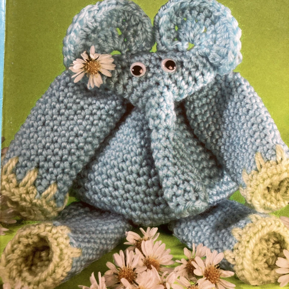 Red Heart Animal Bazaar 0713 Art J17 Crochet Knit Beginner Craft Pattern - Image 4 of 4