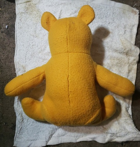RARE 1960 / 70s Vintage Disney POOH Shaped Large Soft Plush no maker - Picture 3 of 3