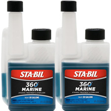 STA-BIL 360 Marine Ethanol Treatment & Fuel Stabilizer Boat Engine 8oz/236ml  x2