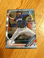 2019 Domingo Acevedo BDP Bowman Chrome Card - New York Yankees