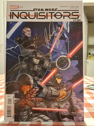 Star Wars Inquisitors #1 21 Of 36, Signed By Rodney Barnes