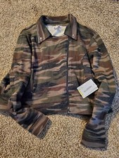 Lularoe Presley Moto Jacket 3xl Camo Nwt