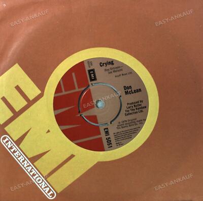 Don McLean - Crying 7in 1978 (VG+/VG+) '