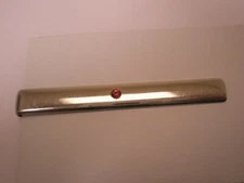 Red Rhinestone Vintage LARGE Tie Bar Clip simple plain