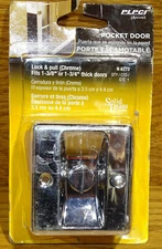 PLPCI Pocket Door Pull N-6773 PLPCI Lock & Pull Chrome