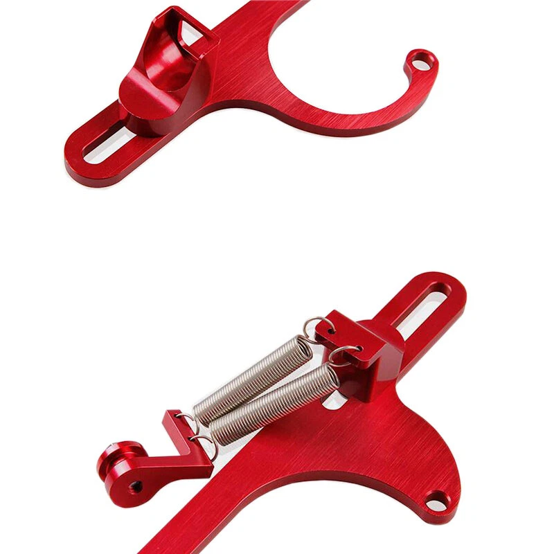 Aluminum Throttle Cable Carb Bracket For Holley 4150 4160 Carb 350 400 SBC - Image 4 of 4