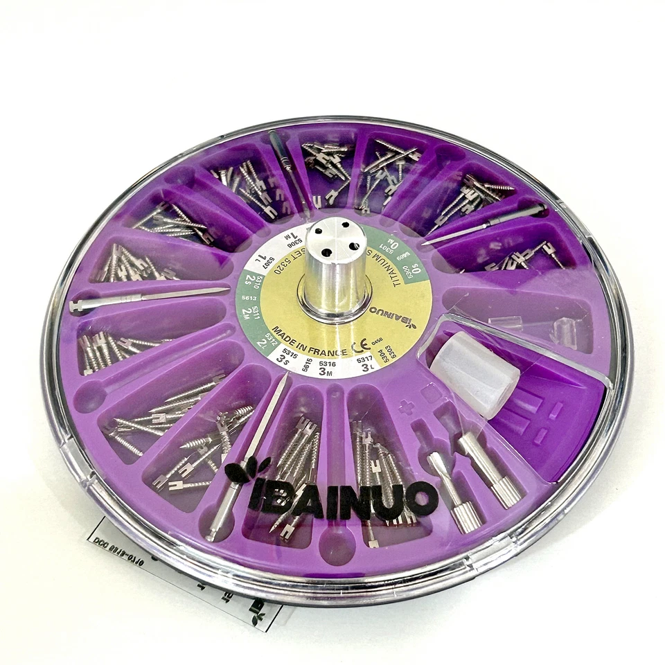 Dental Root Canal Pins Conical Screw Post Titanium Alloy Dentin Posts Core - Image 3 of 4