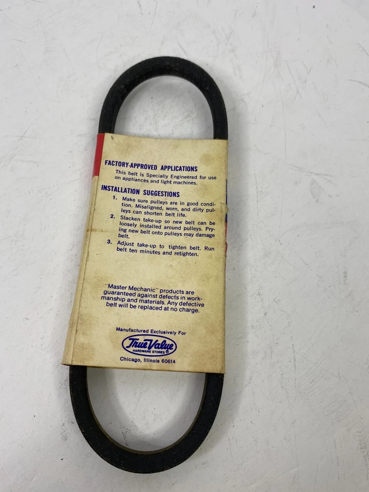 Master Mechanical 3L170 Light Duty V-Belt 114728 17" x 3/8" NOS Foto 2 de 2
