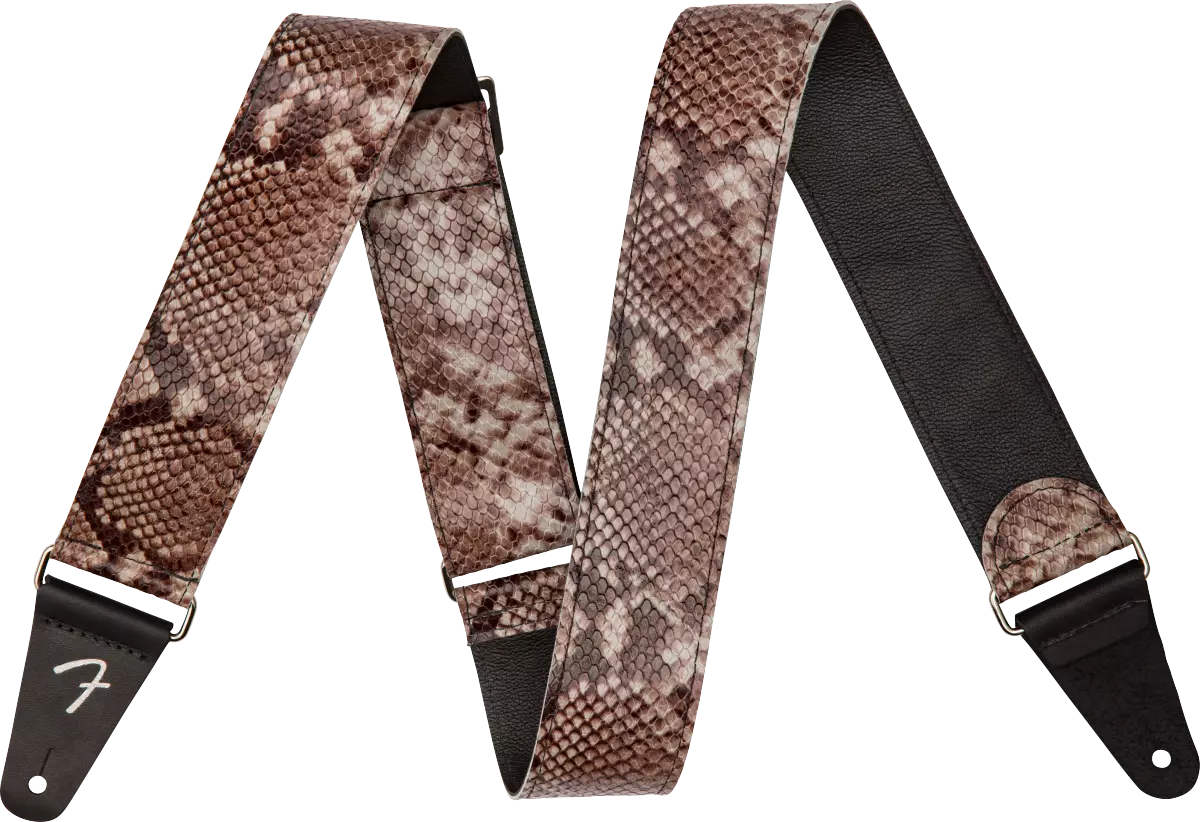 Snakeskin guitar sale strap
